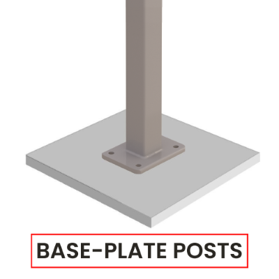 Base Plate Posts (1300L)