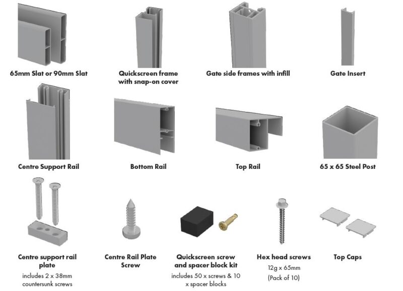 Custom Horizontal Slat Sliding Gate - Debbie - Image 3